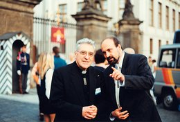 S kardinálem Jean-Marie Lustigerem (1997)