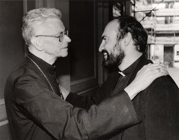 S kardinálem Macharskim (1990) 